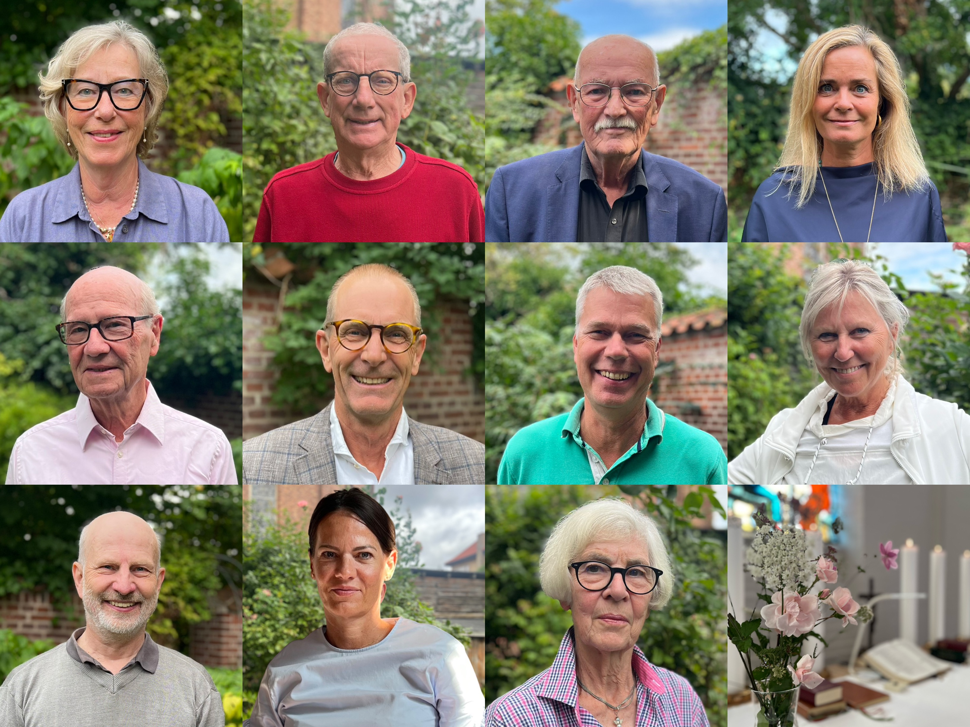 kollage af tolv portrætter af rådets medlæemmer